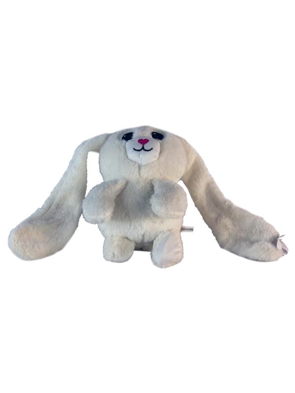 Мягкая игрушка «Зайка» 45 см. тянутся уши / ноги / Белый