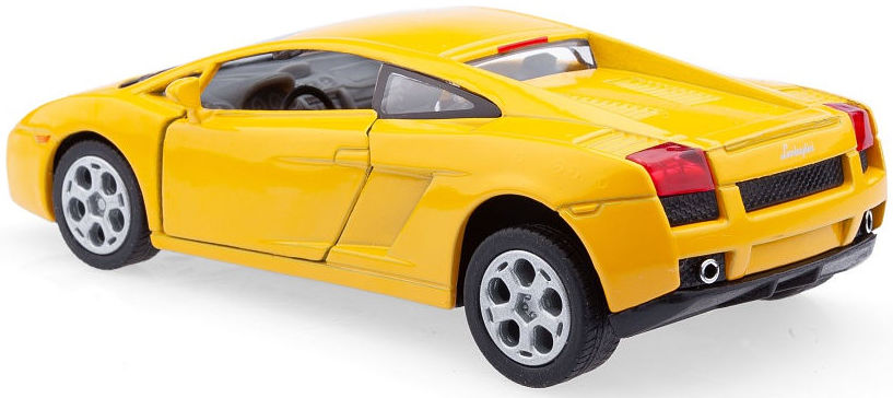 Металлическая машинка Kinsmart 1:32 «Lamborghini Gallardo» KT5098D, инерционная / Желтый