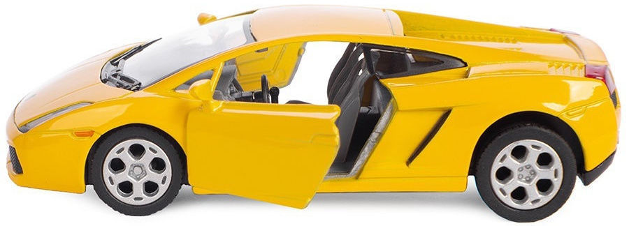 Металлическая машинка Kinsmart 1:32 «Lamborghini Gallardo» KT5098D, инерционная / Желтый