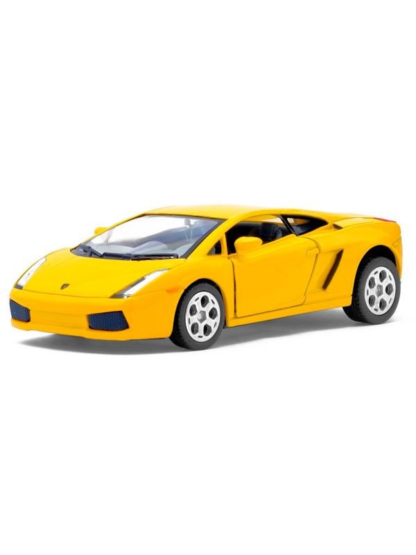 Металлическая машинка Kinsmart 1:32 «Lamborghini Gallardo» KT5098D, инерционная / Желтый