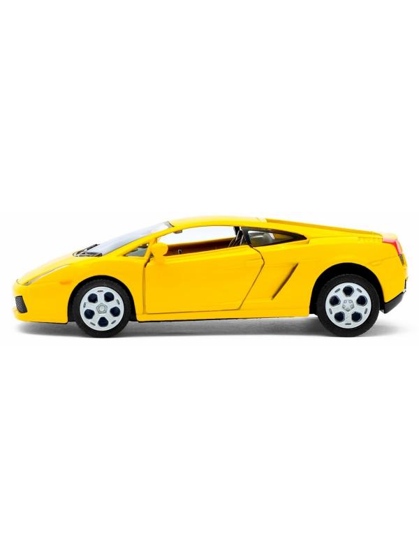 Металлическая машинка Kinsmart 1:32 «Lamborghini Gallardo» KT5098D, инерционная / Желтый