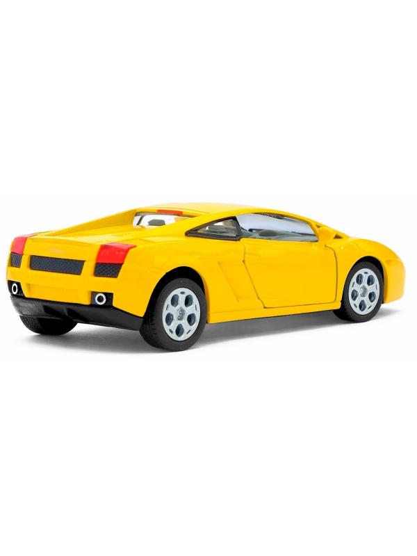 Металлическая машинка Kinsmart 1:32 «Lamborghini Gallardo» KT5098D, инерционная / Желтый
