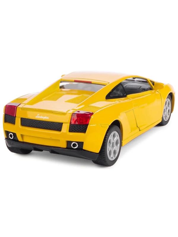 Металлическая машинка Kinsmart 1:32 «Lamborghini Gallardo» KT5098D, инерционная / Желтый