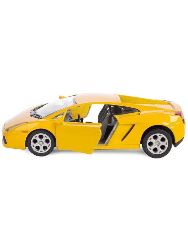 Металлическая машинка Kinsmart 1:32 «Lamborghini Gallardo» KT5098D, инерционная / Желтый