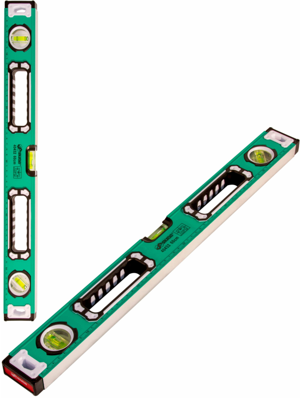 Уровень Skrab 40432 магнитный усиленный фрезерованный 3-х гл. / 60 см.