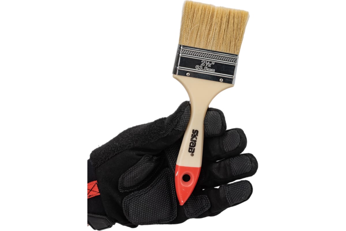 Кисть Skrab 44944 малярная плоская 2,5', 200 мм.