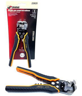 Клещи Skrab 22825 для зачистки кабеля и обжима клемм