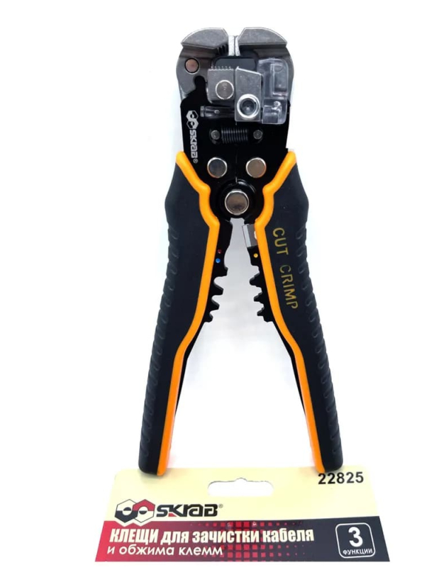 Клещи Skrab 22825 для зачистки кабеля и обжима клемм