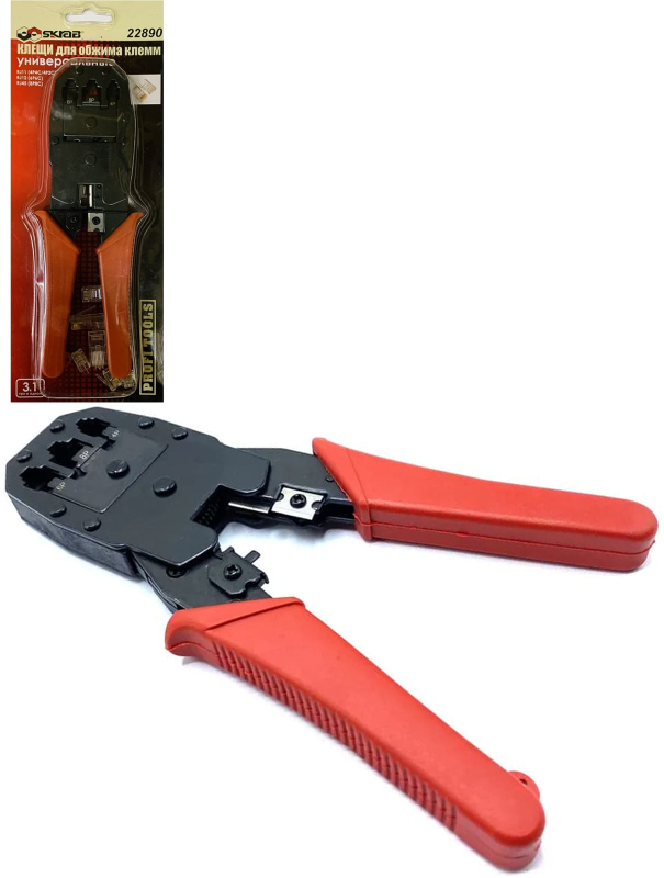Клещи для обжима клемм Skrab 22890 универсальные