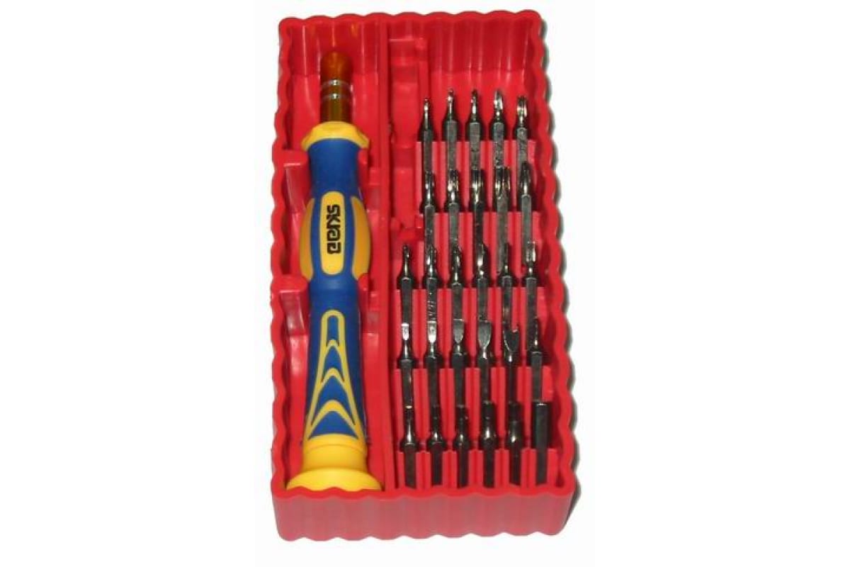 Отвертка-набор Skrab 42624 для точной механики / 29 предметов