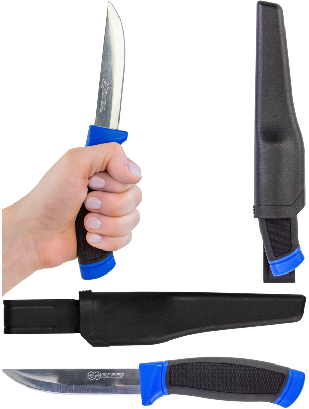 Нож с ножнами Skrab 26813 универсальный, туристический, строительный SS / 230 мм.