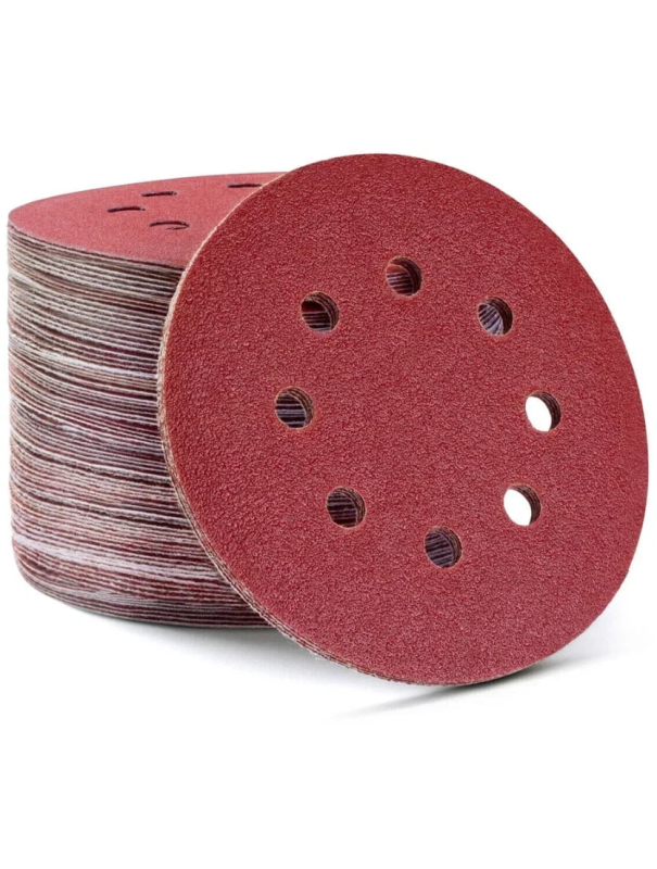 Абразивный круг на липучке Skrab 35735 125 мм Р100, 10шт.