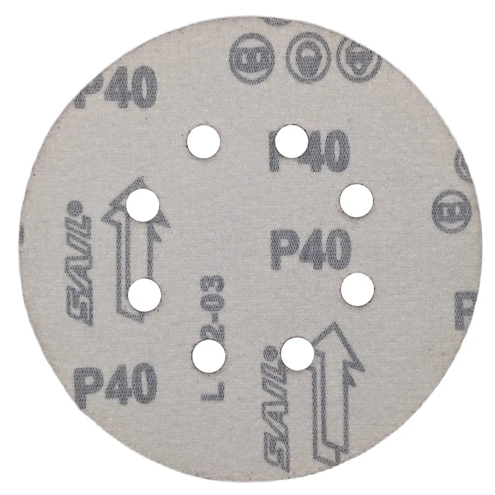 Абразивный круг на липучке Skrab 35732 125 мм Р40, 10шт.