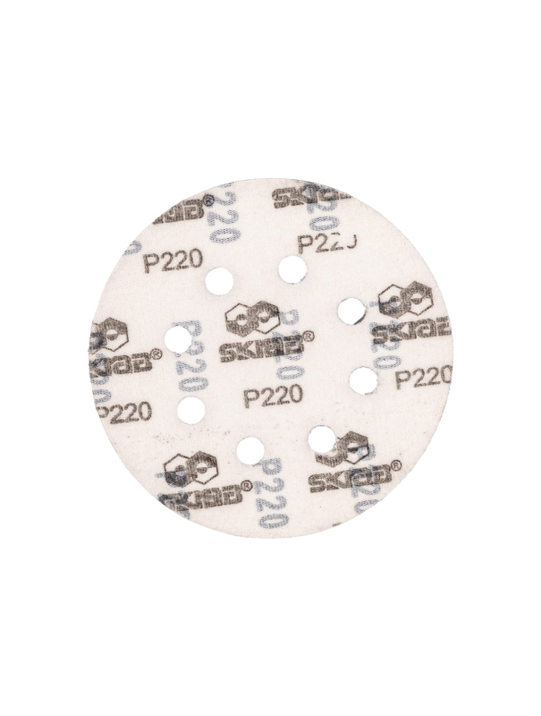 Круг абразивный Skrab 35759 на липучке 125 мм., Р220 / 10 шт.