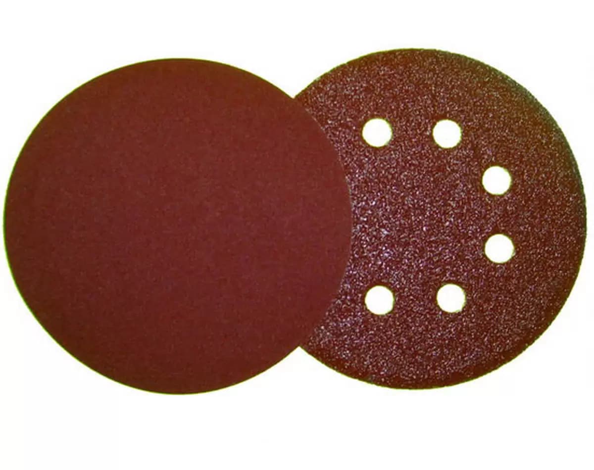 Абразивный круг на липучке Skrab 35753  с отверстиями, 125 мм Р60,10шт.