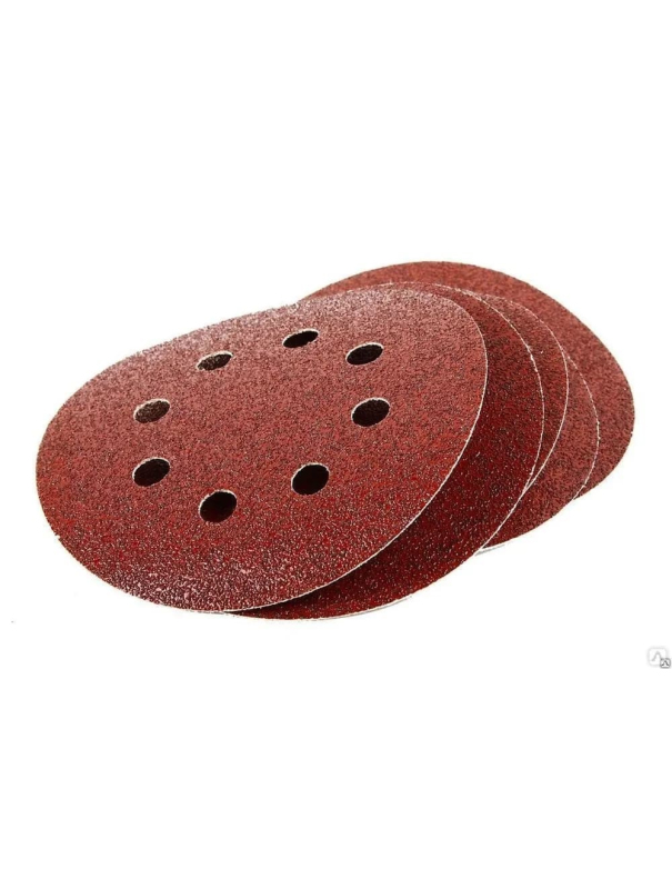 Абразивный круг на липучке Skrab 35753  с отверстиями, 125 мм Р60,10шт.