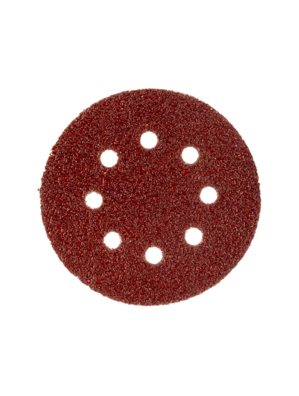 Абразивный круг на липучке Skrab 35753  с отверстиями, 125 мм Р60,10шт.