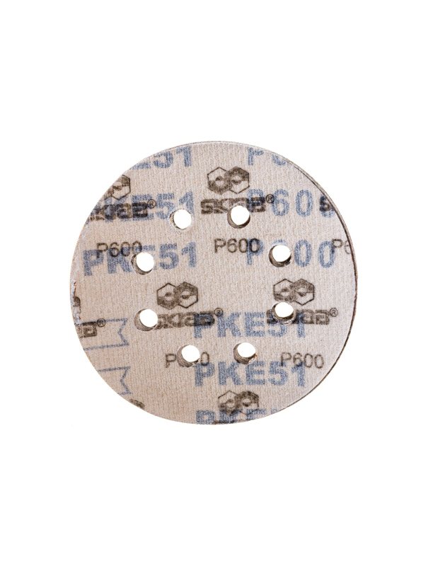 Круг абразивный Skrab 35764 на липучке с отверстиями 125 мм., Р600 / 10 шт.