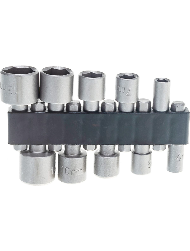 Набор бит-головок Skrab 33440 под шуруповерт 4-13 мм. / 10 шт.