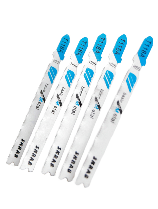 Набор полотен Skrab 20886 для лобзика по металлу 92 мм. / 5 шт.