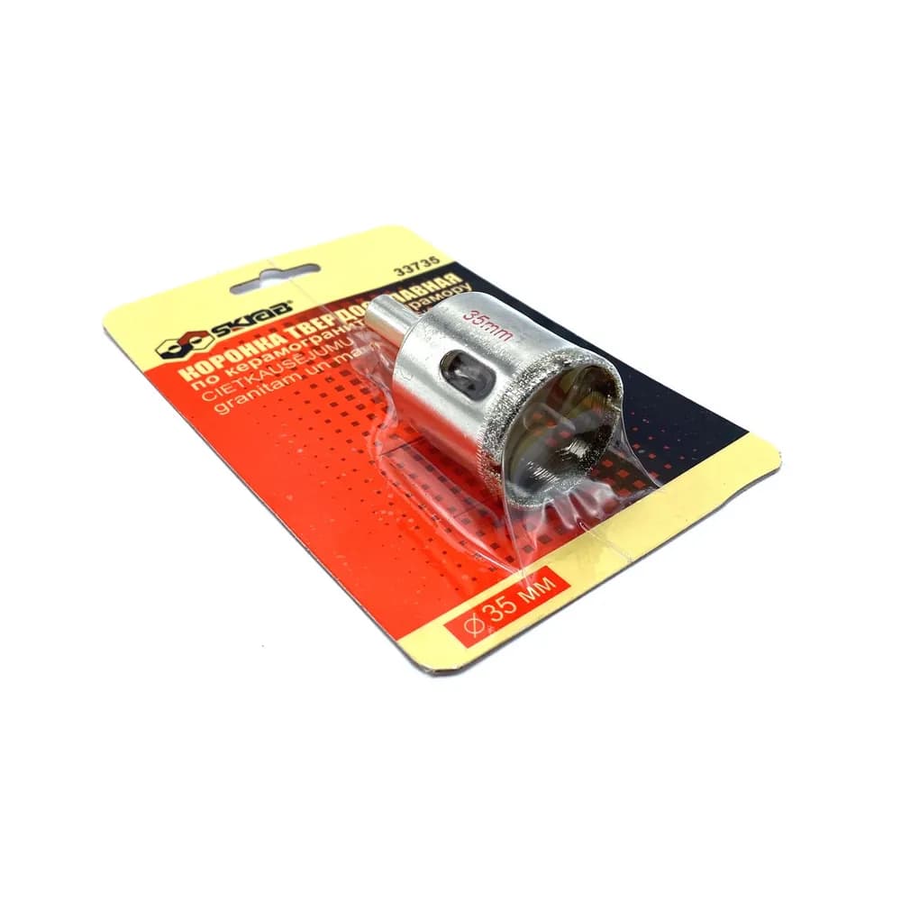 Коронка алмазная Skrab 33735 по керамограниту, 35 мм. / 1 шт.