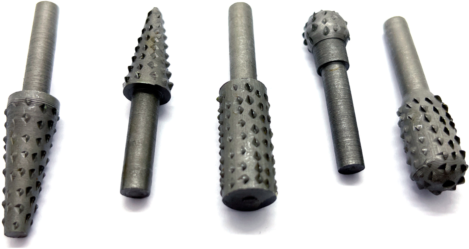 Набор шарошек по дереву Skrab 27008 цилиндрический хвостовик - 6 мм. / 5 предметов