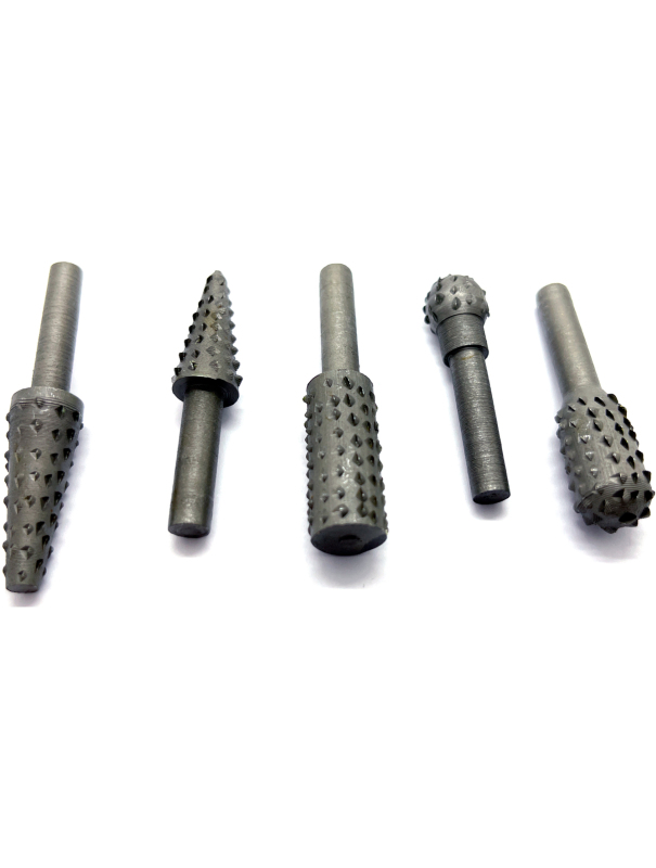 Набор шарошек по дереву Skrab 27008 цилиндрический хвостовик - 6 мм. / 5 предметов