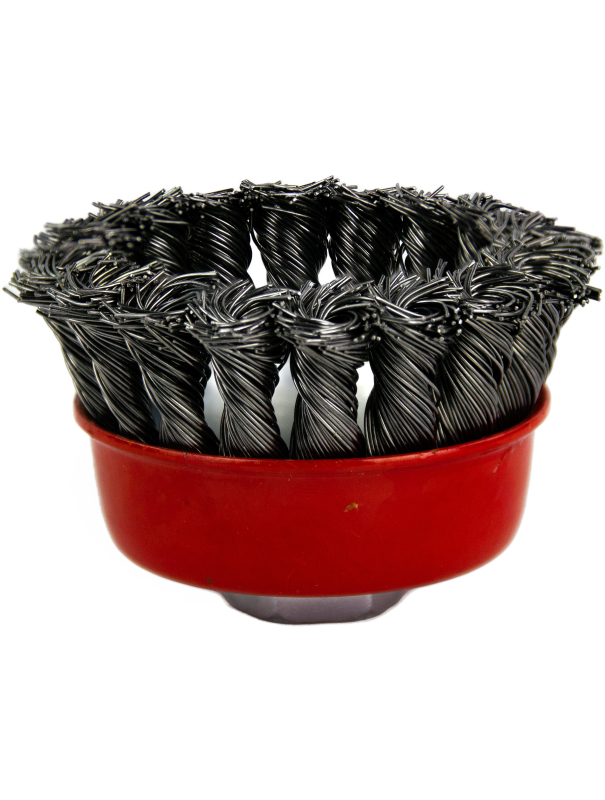 Кордщетка чашка Skrab 35402 витая для УШМ, 75 мм., М14