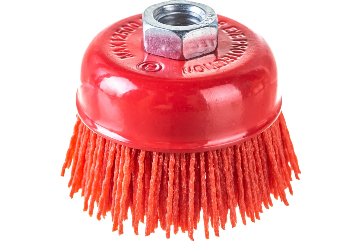 Щетка Skrab 35473 чашечная нейлоновая для УШМ 75 мм., М14 х 2 мм.