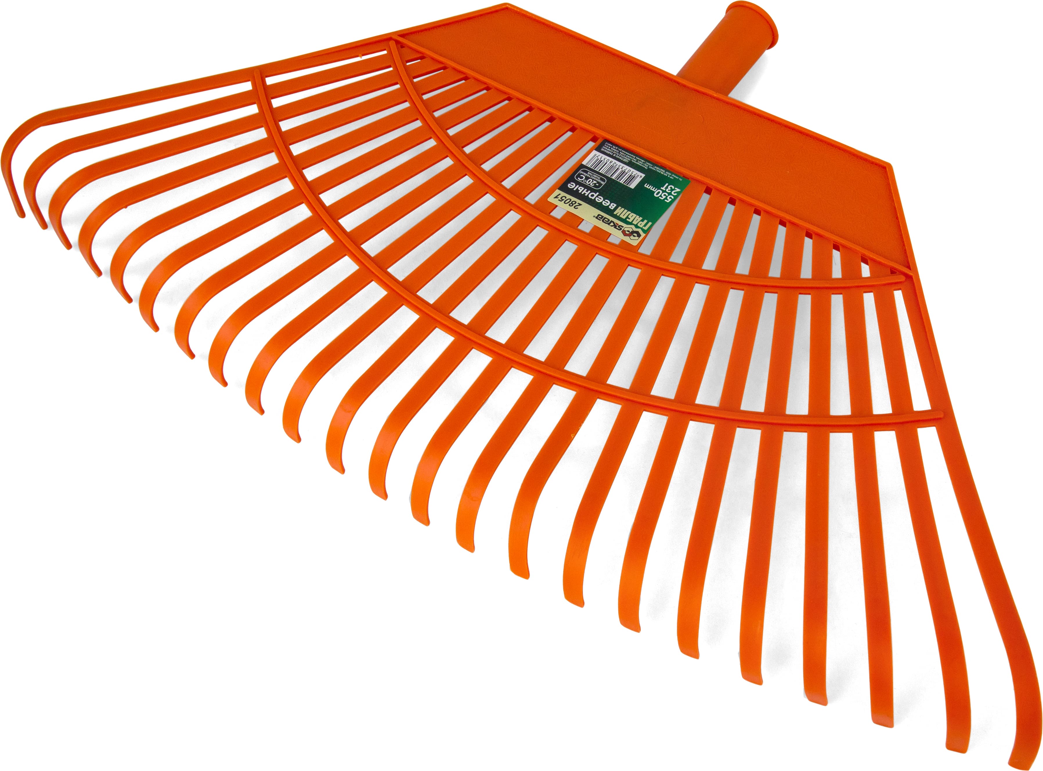 Веерные пластиковые грабли Skrab 28051, 23 зуба, без рукоятки / 550 мм.
