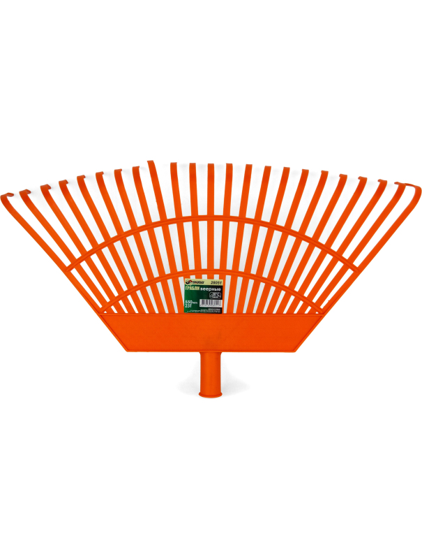 Веерные пластиковые грабли Skrab 28051, 23 зуба, без рукоятки / 550 мм.