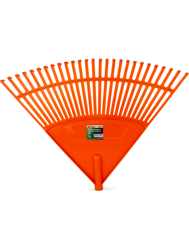 Веерные пластиковые грабли Skrab 28052, 27 зубов, без рукоятки / 600 мм.