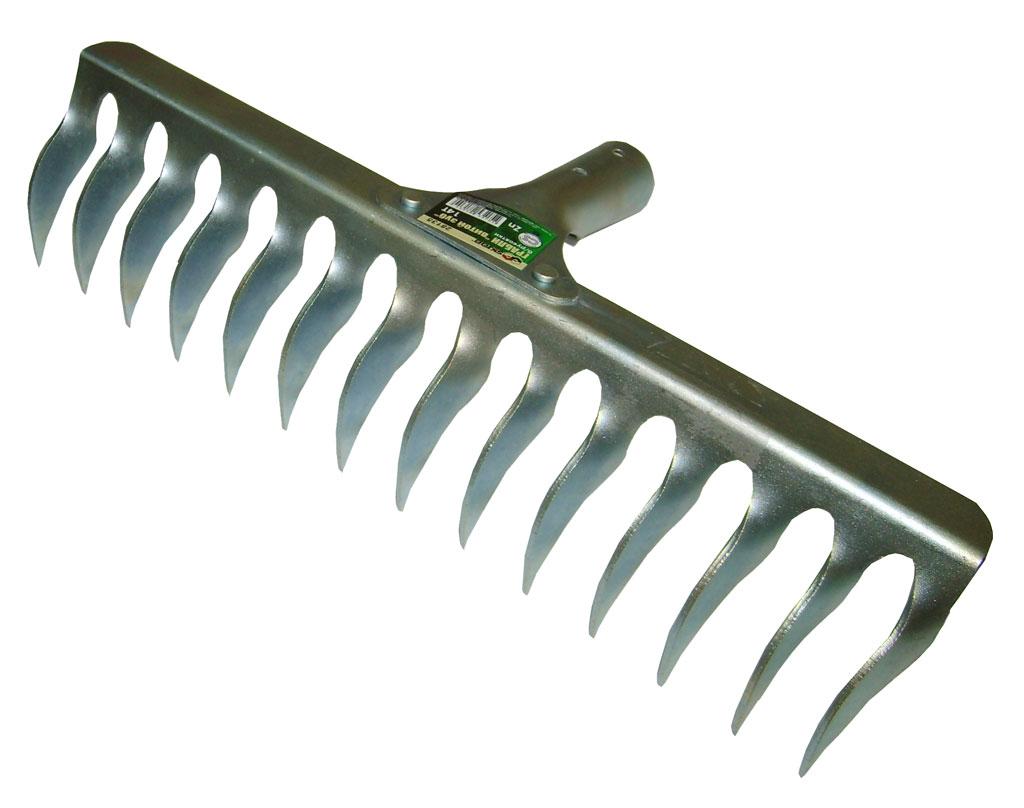Грабли витой зуб, б/рукоятки 14T Zn CN