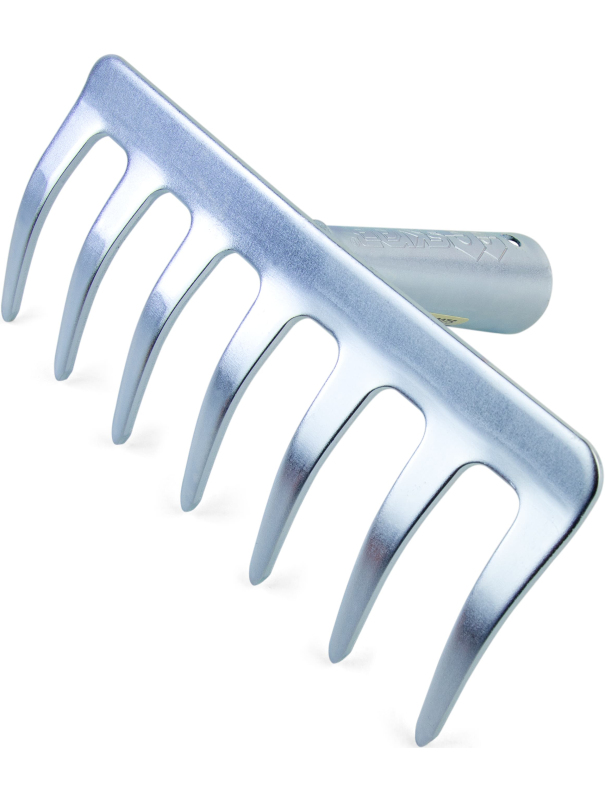 Грабли прямые мини Skrab 28075, 7 зубов, нержавеющая сталь, без рукоятки