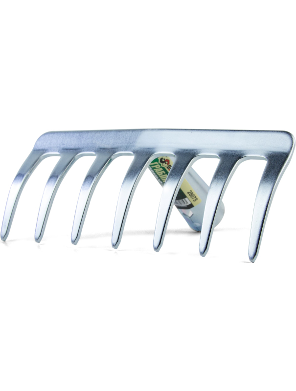 Грабли прямые мини Skrab 28075, 7 зубов, нержавеющая сталь, без рукоятки