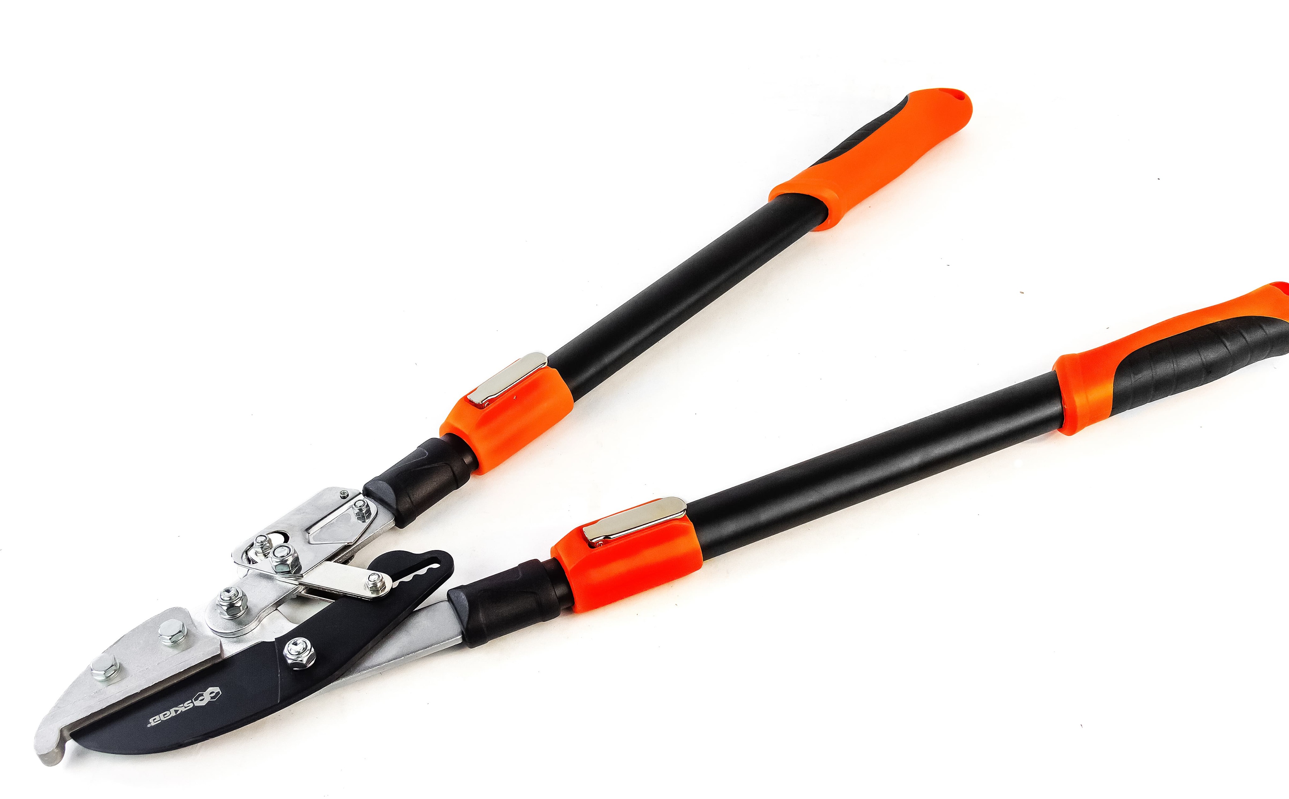 Сучкорез садовый Skrab 28200 телескопически контактный, с храповым механизмом, 690-1100 мм HCS