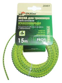 Леска для триммера 2,4мм*15м  ЗУБЧАТАЯ