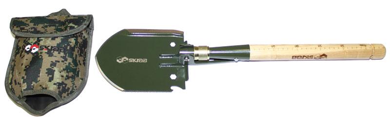 Лопата саперная МУЛЬТИ 9 функций Дерево SS