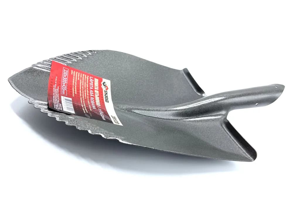 Лопата штыковая Skrab 28120 с зубцами без черенка, 230 х 300 х 420 мм.