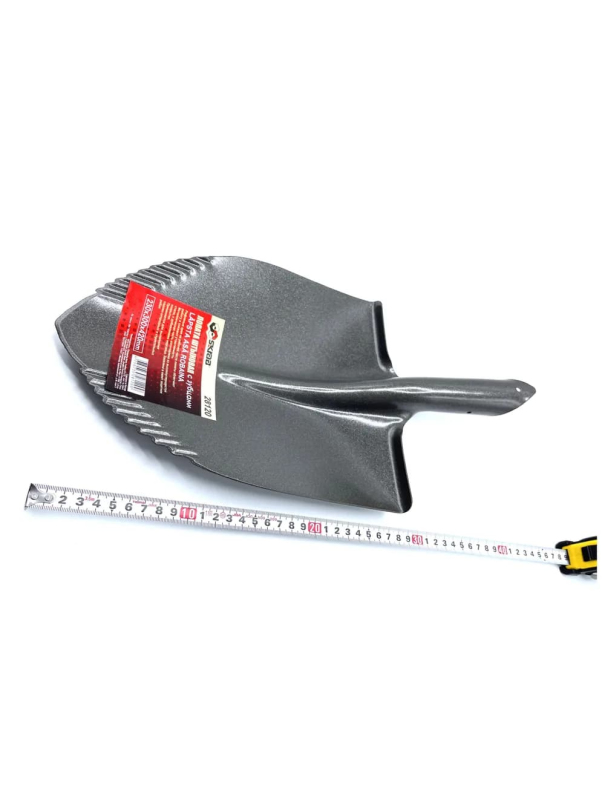 Лопата штыковая Skrab 28120 с зубцами без черенка, 230 х 300 х 420 мм.