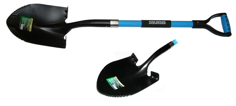 Лопата штыковая ЭРГО зубчатая с фибер. ручкой