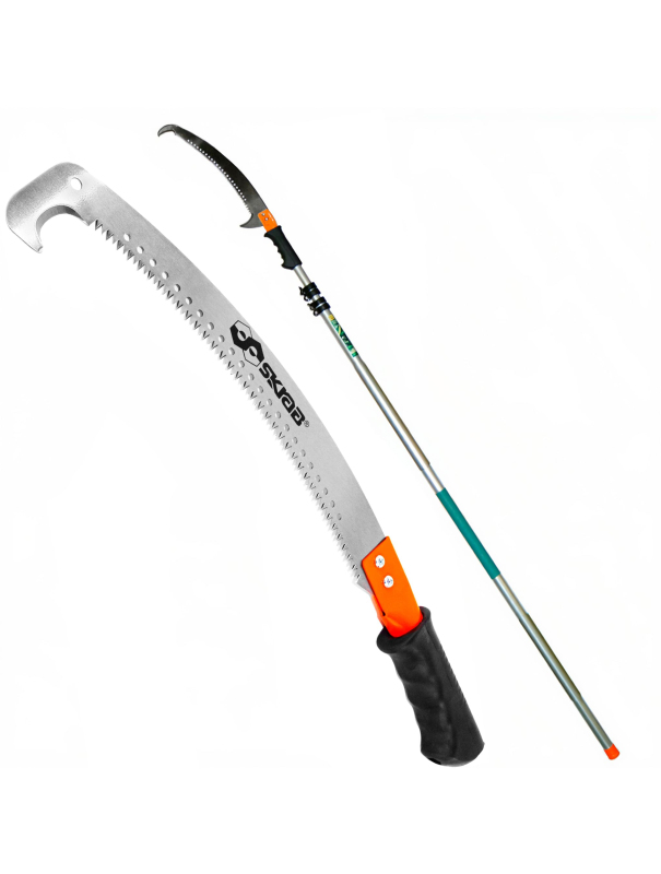 Ножовка садовая Skrab 28154 телескопическая, со штангой 5 м.