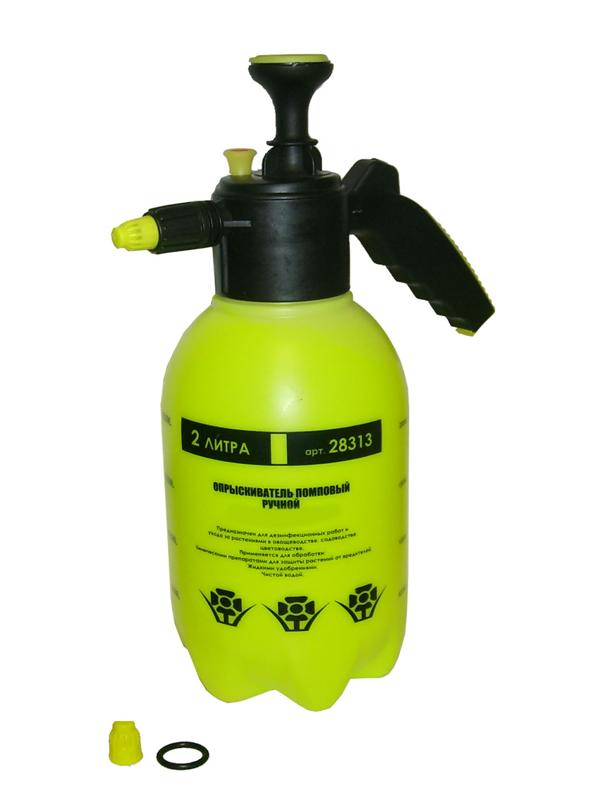 Опрыскиватель помповый 2л. ручной Желтый SKRAB