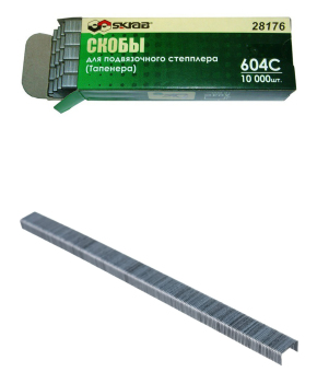 Скобы Skrab 28176 для подвязочного степплера (Тапенера) 28175 / 10000 шт.