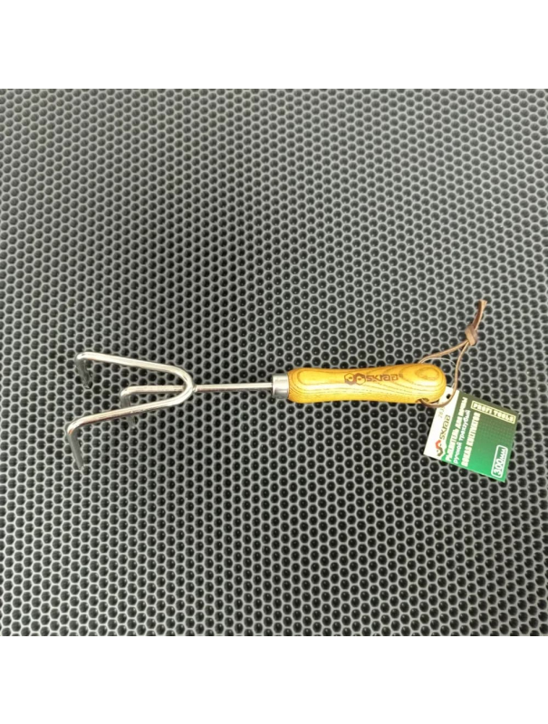 Рыхлитель Skrab 28393 для почвы трехзубый, нержавеющая сталь / 300 мм.