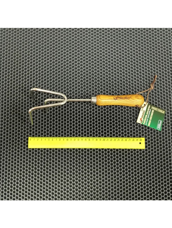 Рыхлитель Skrab 28393 для почвы трехзубый, нержавеющая сталь / 300 мм.