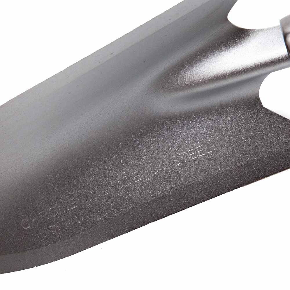 Совок посадочный Skrab 28081 широкий, с деревянной ручкой / 295 мм.