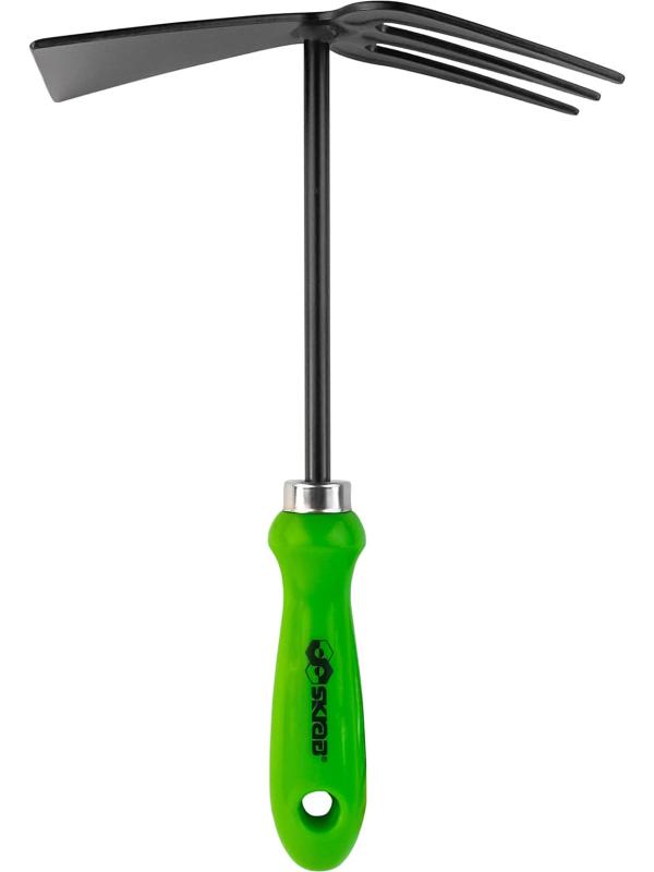 Тяпка садовая Skrab 28414 с рыхлителем 250 мм. / Зеленый