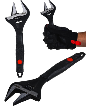 Ключ разводной Skrab 23522 с тонкими губками / 200 мм.