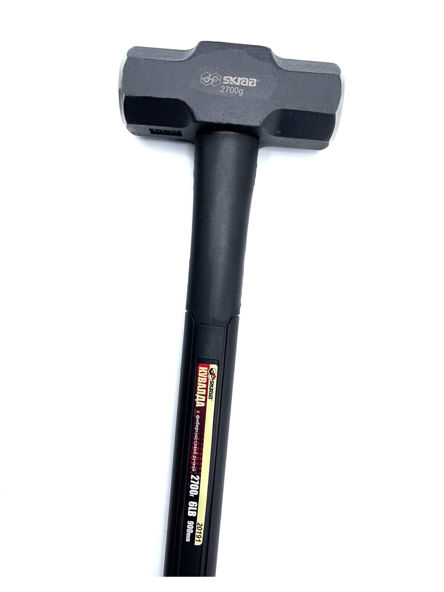 Кувалда Skrab 20191 с фиберглассовой ручкой, 2700 гр. / 900 мм.